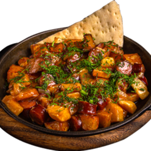 Сковорідка з ковбасками